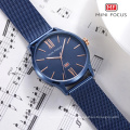 MINI FOCUS 0018 G Fashion Male Clock Simple Dial Quartz Wrist Watch NEW Gold Men Watches Brand Mens Quartz Watches